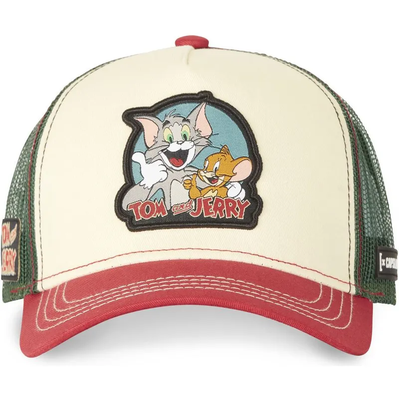 cap-izliekta-beige-snapback-tom-and-jerry-looney-tunes-no-capslab