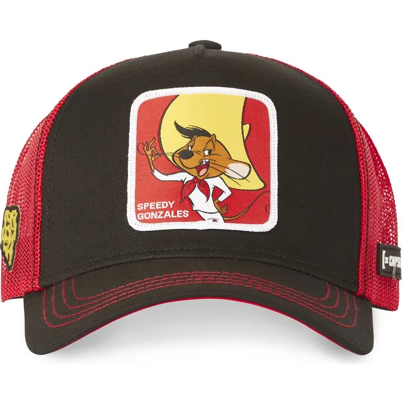 cepur-izliekta-truckeris-melns-snapback-cas-spe1-speedy-gonzales-looney-tunes-no-capslab