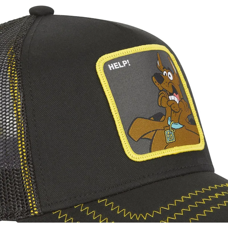 cepur-izliekta-truckeris-melns-snapback-help-rel2-scooby-doo-no-capslab