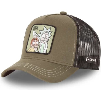 cepur-izliekta-truckeris-bruns-snapback-rem-loo2-rick-un-morty-riks-un-mortijs-no-capslab