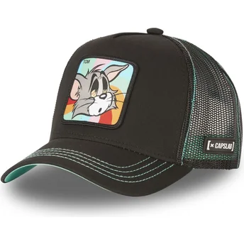 schwarze-trucker-kappe-tom-to5-looney-tunes-von-capslab