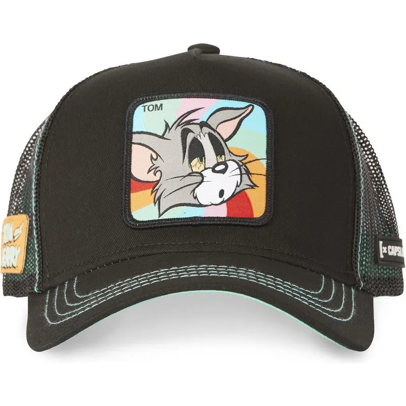 cepur-izliekta-truckeris-melns-snapback-to5-tom-looney-tunes-no-capslab