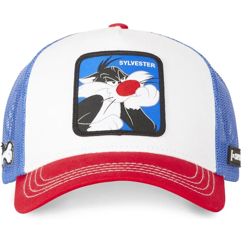cepur-izliekta-truckeris-balts-snapback-sy2-silvestrs-looney-tunes-no-capslab