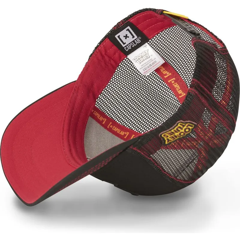 cepur-izliekta-truckeris-melns-snapback-lo1-bakss-bannijs-un-dafijs-daks-looney-tunes-no-capslab