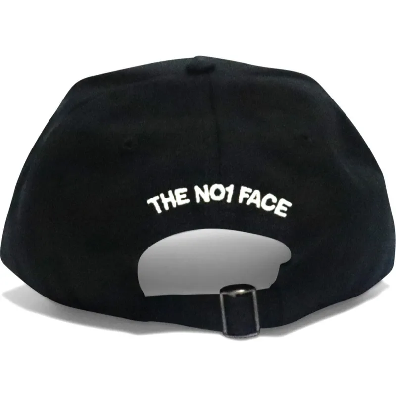 schwarze-verstellbare-curved-cap-trusts-no1-distressed-black-gold-logo-von-the-no1-face