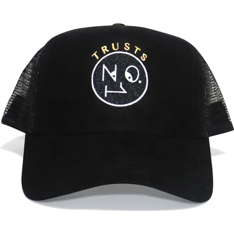 truckerkeps-svart-trusts-no1-suede-black-gold-logo-fran-the-no1-face