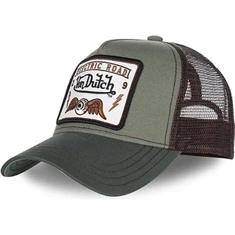 cap-izliekta-green-snapback-no-von-dutch