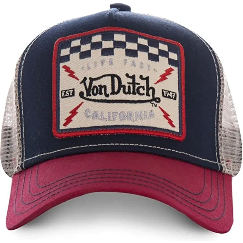 cepur-izliekta-soferis-tumsi-zils-snapback-square16-no-von-dutch