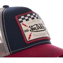cepur-izliekta-soferis-tumsi-zils-snapback-square16-no-von-dutch