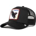 gorra-trucker-negra-aguila-freedom-de-goorin-bros