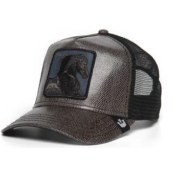 Czapka trucker czarna koń Black Horse od Goorin Bros.