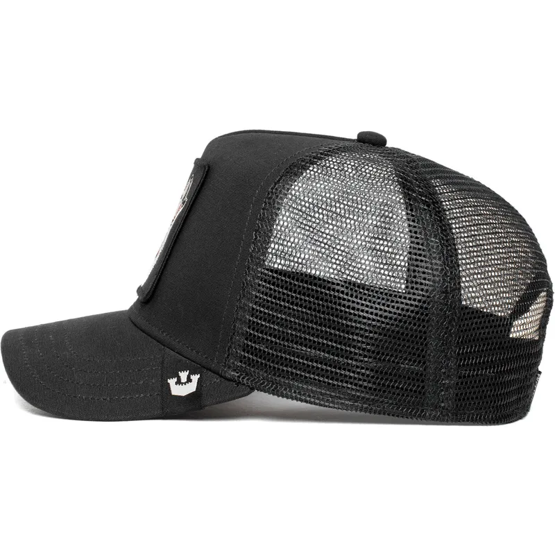 cepur-izliekta-soferis-melns-snapback-lobo-moon-lover-the-farm-no-goorin-bros