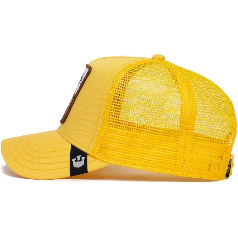 cepur-izliekta-soferis-dzeltens-snapback-cabra-the-goat-the-farm-the-farm-no-goorin-bros