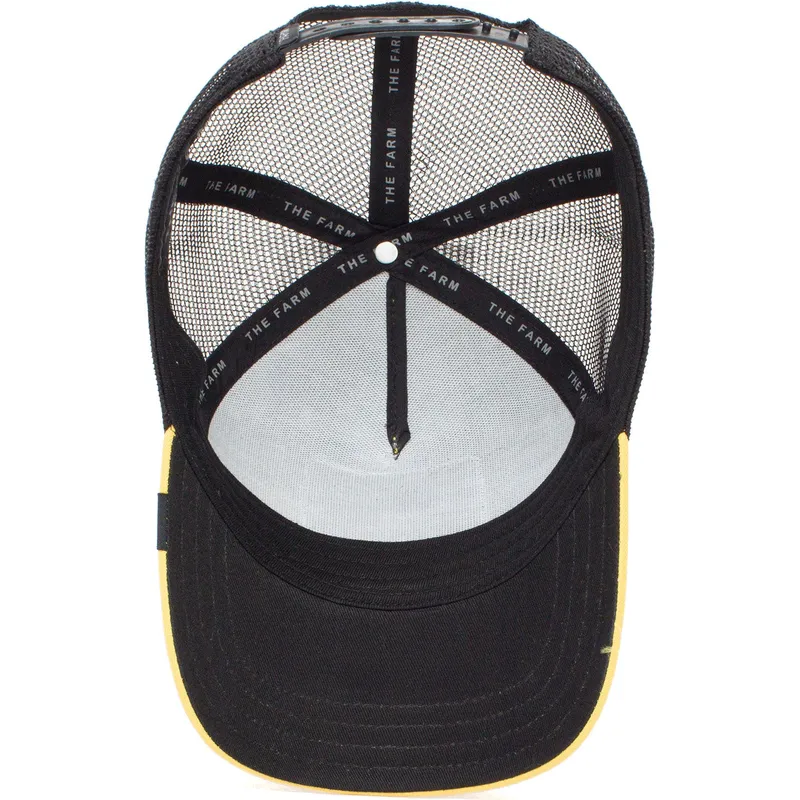 cepur-izliekta-truckeris-melns-snapback-the-king-lion-the-farm-no-goorin-bros