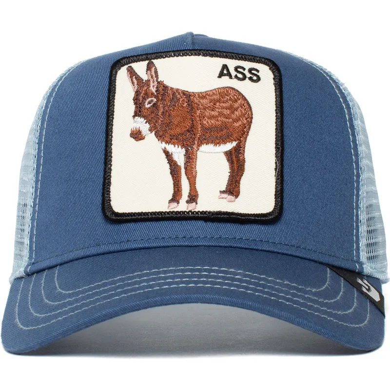 cepur-izliekta-truckeris-zils-snapback-the-ass-the-farm-no-goorin-bros