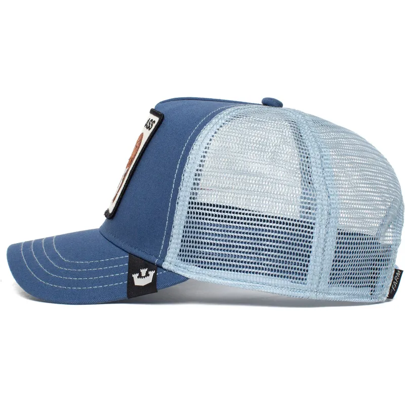 cepur-izliekta-truckeris-zils-snapback-the-ass-the-farm-no-goorin-bros
