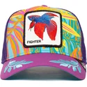 cap-izliekta-violet-snapback-pez-luchador-no-siam-fighter-even-betta-the-farm-the-farm-no-goorin-bros