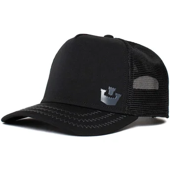 cepur-izliekta-truckeris-melns-snapback-gateway-the-farm-no-goorin-bros