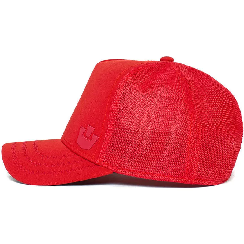 cepur-izliekta-truckeris-sarkans-snapback-gateway-the-farm-no-goorin-bros