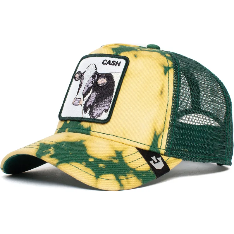 cepur-izliekta-truckeris-zals-snapback-cash-acid-cow-the-farm-no-goorin-bros