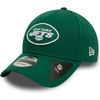 New Era Curved Brim 9FORTY The League New York Jets NFL Green Adjustable Cap