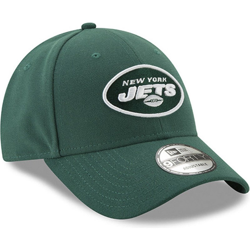 new-era-curved-brim-9forty-the-league-new-york-jets-nfl-green-adjustable-cap