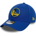 gorra-curva-azul-ajustable-9forty-the-league-de-golden-state-warriors-nba-de-new-era