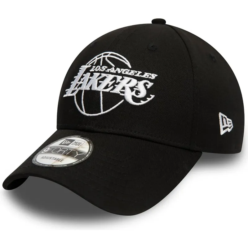 cap-izliekta-black-adjustable-strap-9forty-essential-outline-no-los-angeles-lakers-nba-no-new-era