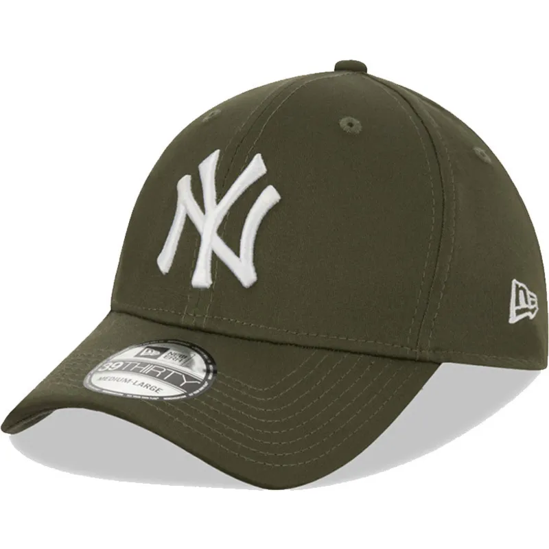 cap-izliekta-green-ajustada-39thirty-league-essential-no-new-york-yankees-mlb-no-new-era