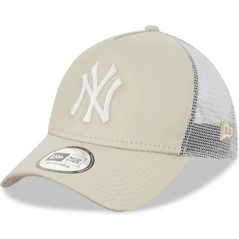 Cap izliekta beige snapback 9FORTY A Frame no New York Yankees MLB no New Era