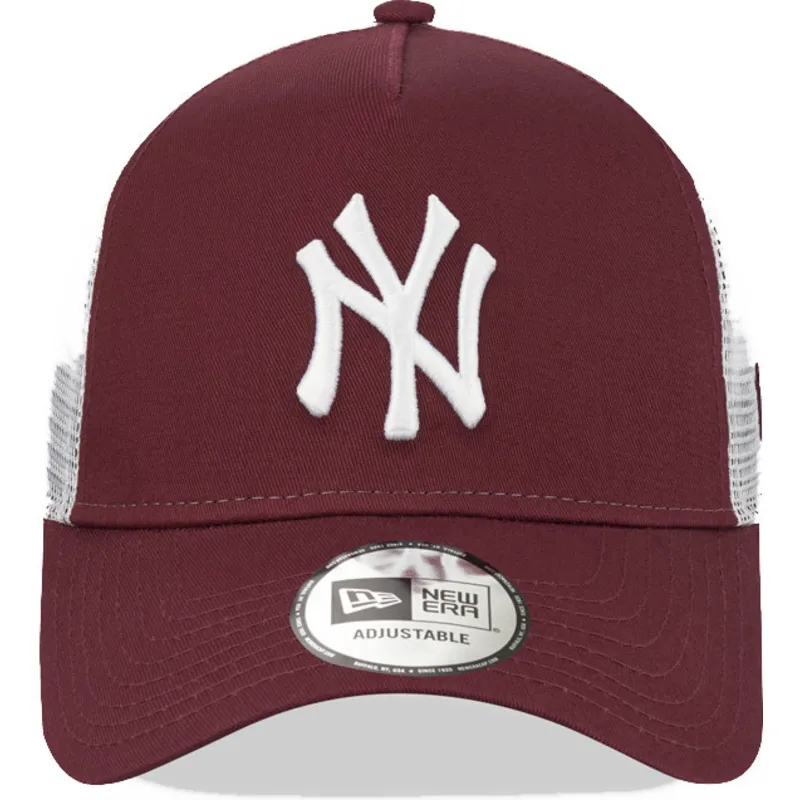cepur-izliekta-truckeris-sarkans-snapback-9forty-a-frame-no-new-york-yankees-mlb-no-new-era
