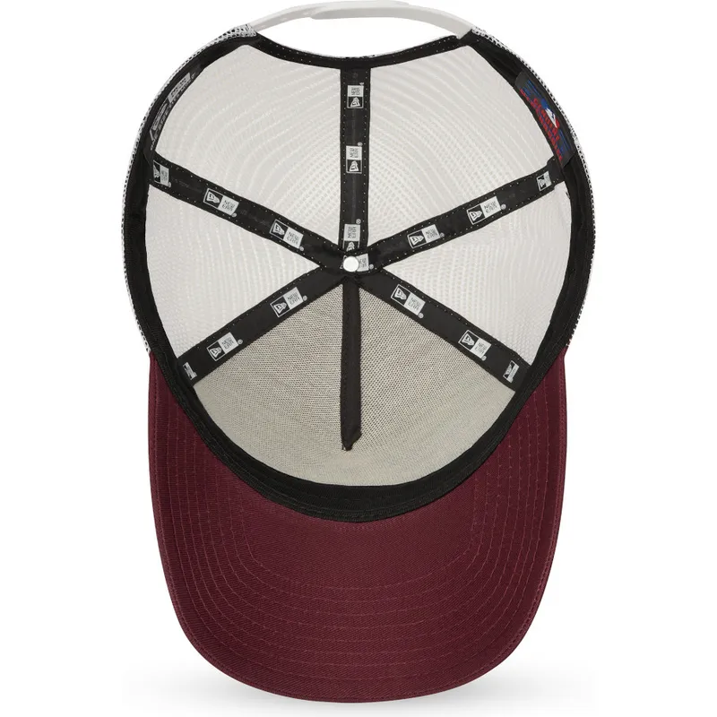 cepur-izliekta-truckeris-sarkans-snapback-9forty-a-frame-no-new-york-yankees-mlb-no-new-era