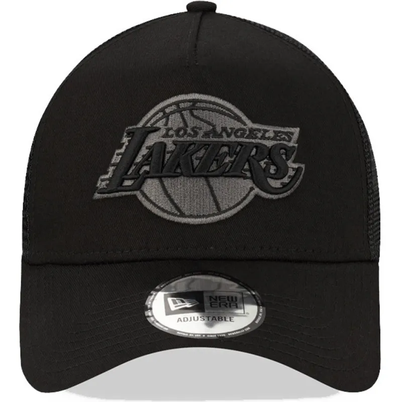 cepur-izliekta-melns-snapback-9forty-a-frame-tonal-no-los-angeles-lakers-nba-no-new-era