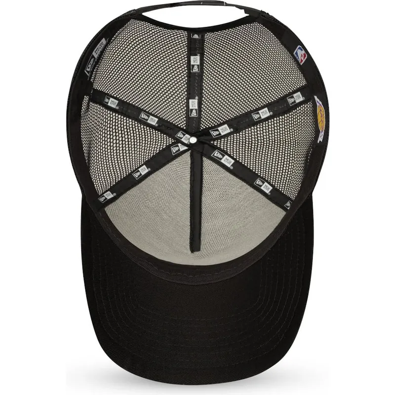 cepur-izliekta-melns-snapback-9forty-a-frame-tonal-no-los-angeles-lakers-nba-no-new-era