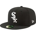 cepur-plakana-melns-pieguloss-59fifty-authentic-on-field-game-no-chicago-white-sox-mlb-no-new-era