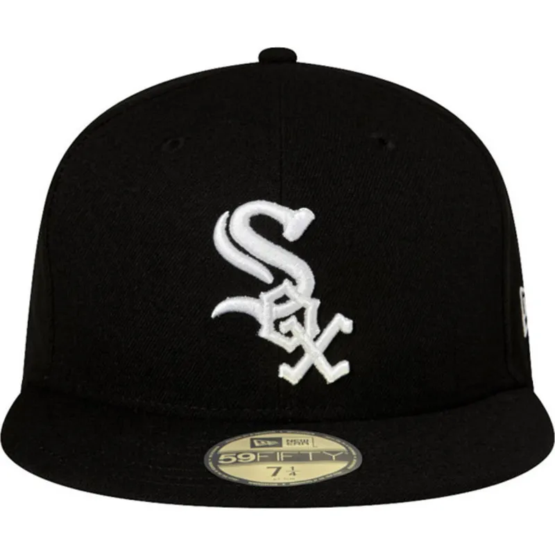 cepur-plakana-melns-pieguloss-59fifty-authentic-on-field-game-no-chicago-white-sox-mlb-no-new-era