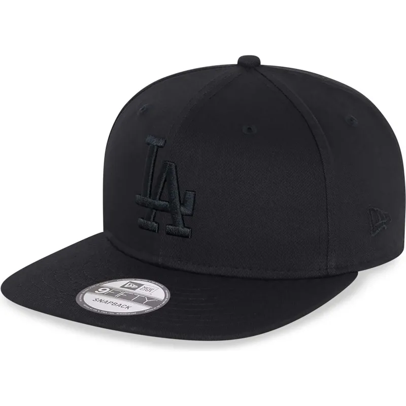 cepur-plakana-melns-snapback-9fifty-no-los-angeles-dodgers-mlb-no-new-era