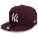 cepur-plakana-sarkans-snapback-9fifty-essential-no-new-york-yankees-mlb-no-new-era