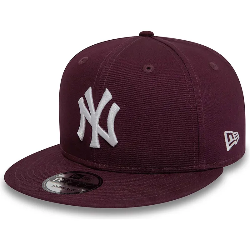 cepur-plakana-sarkans-snapback-9fifty-essential-no-new-york-yankees-mlb-no-new-era