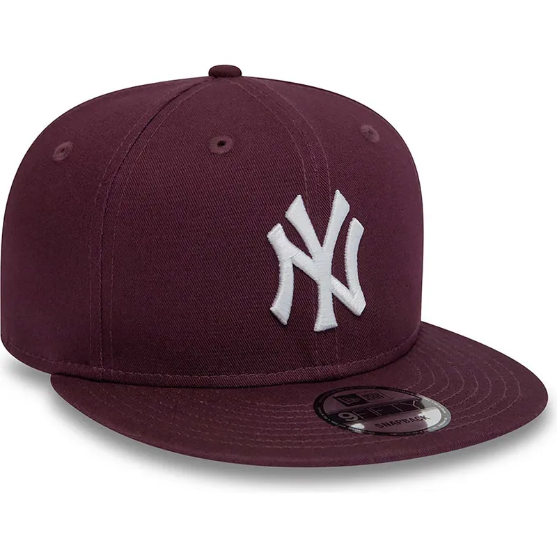 cepur-plakana-sarkans-snapback-9fifty-essential-no-new-york-yankees-mlb-no-new-era