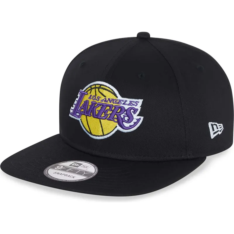 cap-plakana-black-snapback-9fifty-essential-no-los-angeles-lakers-nba-no-new-era