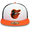 new-era-flat-brim-59fifty-authentic-on-field-baltimore-orioles-mlb-white-black-and-orange-fitted-cap