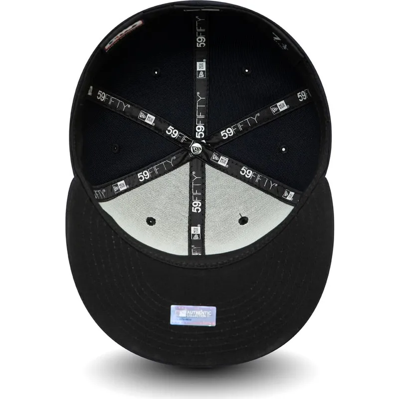 casquette-plate-bleue-marine-ajustee-59fifty-authentic-on-field-seattle-mariners-mlb-new-era