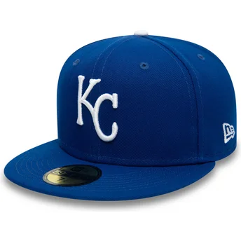 Cepur plakana zils piegulošs 59FIFTY Authentic On Field no Kansas City Royals MLB no New Era