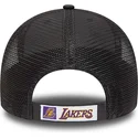 los-angeles-lakers-nba-9forty-home-field-verstellbare-graue-trucker-kappe-von-new-era