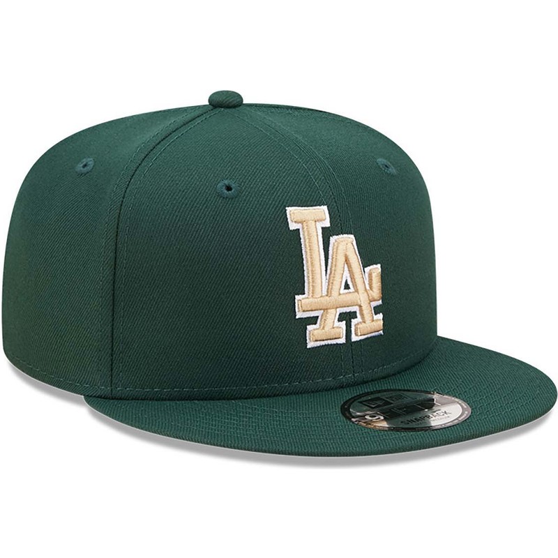 new-era-flat-brim-9fifty-repreve-los-angeles-dodgers-mlb-green-snapback-cap