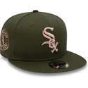 cepur-plakana-zals-snapback-rosa-9fifty-side-patch-no-chicago-white-sox-mlb-no-new-era