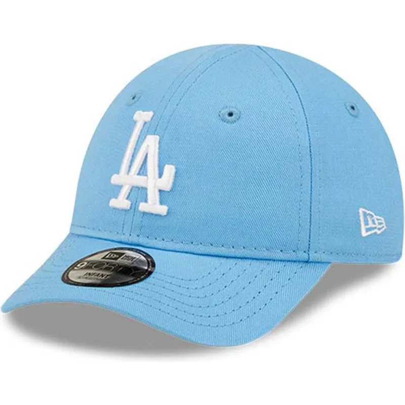 cap-izliekta-blue-adjustable-strap-berniem-claro-pequeno-9forty-league-essential-no-los-angeles-dodgers-mlb-no-new-era