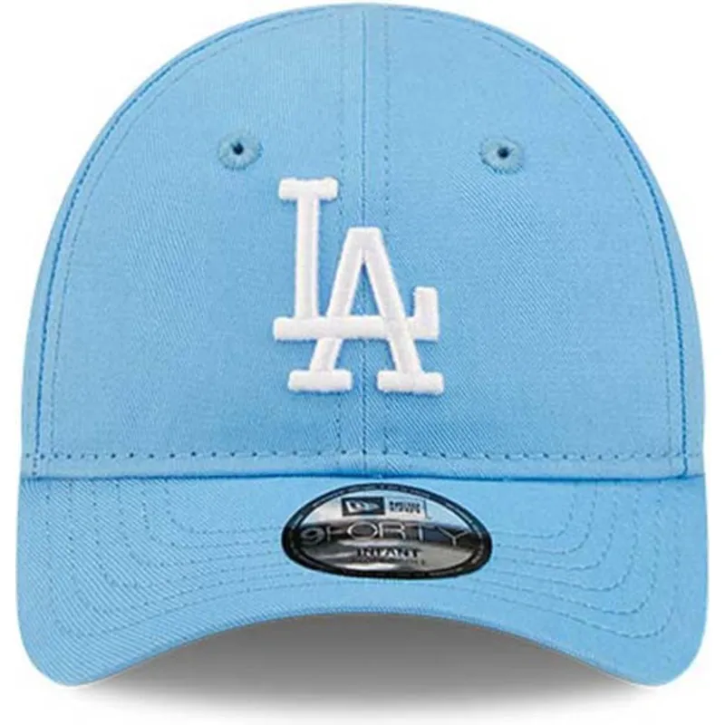 cap-izliekta-blue-adjustable-strap-berniem-claro-pequeno-9forty-league-essential-no-los-angeles-dodgers-mlb-no-new-era