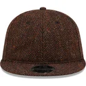 cepur-plakana-bruns-regulejams-9fifty-tweed-no-new-era